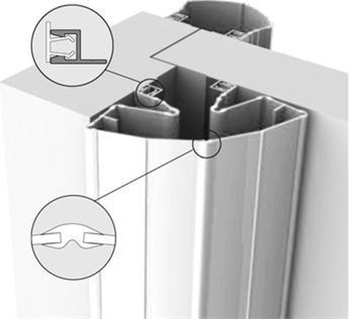 FinProtect+ 90-120 Wit 198cm
