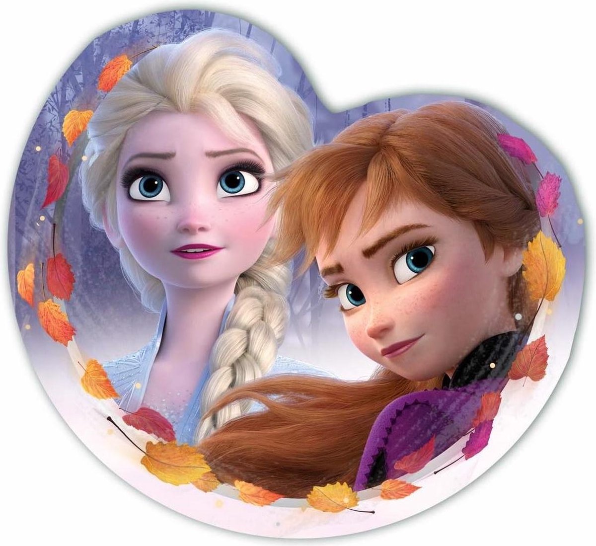 Carbotex Sierkussen Frozen Ii Meisjes 35 Cm Polyester Paars