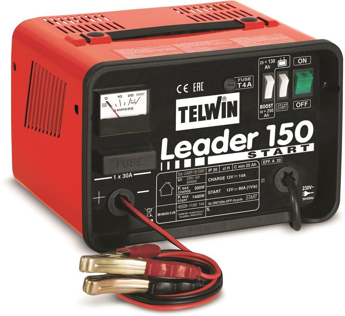 Telwin Acculader/starter LEADER 150 START 230V