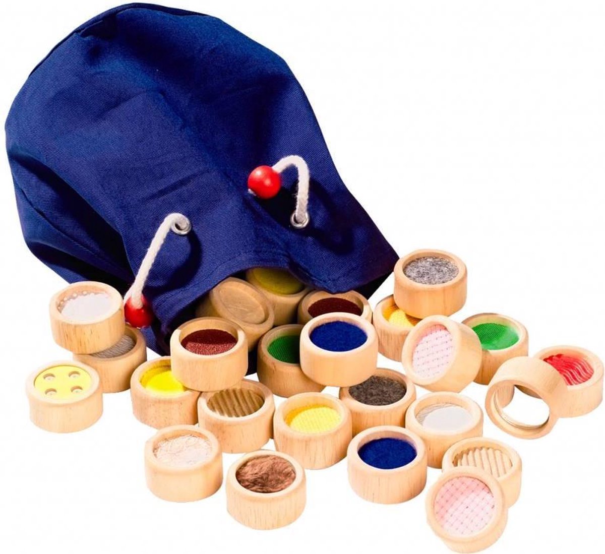 Houten hobbelpaard - Blauw