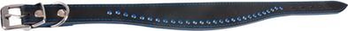 Collar chic 50cm 40mm black/blue verst/adj 38-46cm