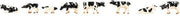 Faller - Cows. Friesian - FA155903 - modelbouwsets