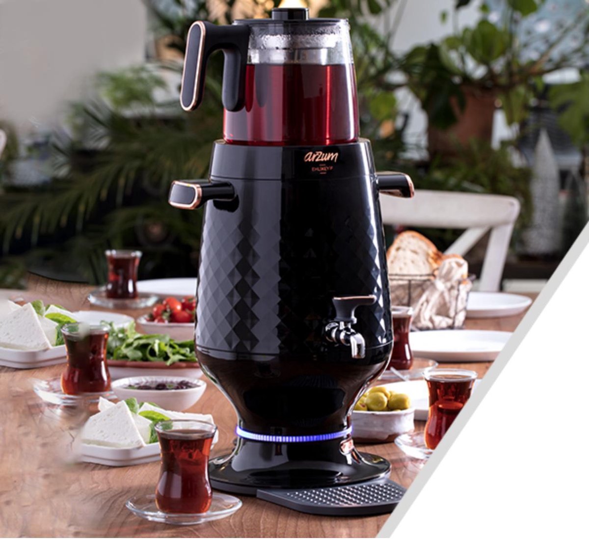Arzum - AR3083 Ehlikeyf Elektrische Samovar-theemachine