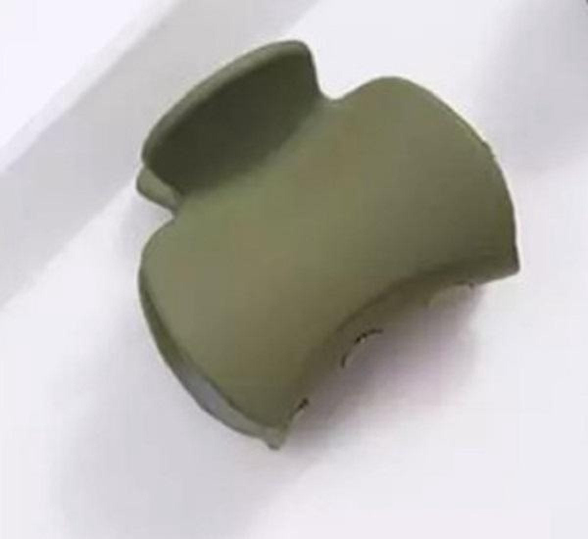 VSE haarclip klein leger groen