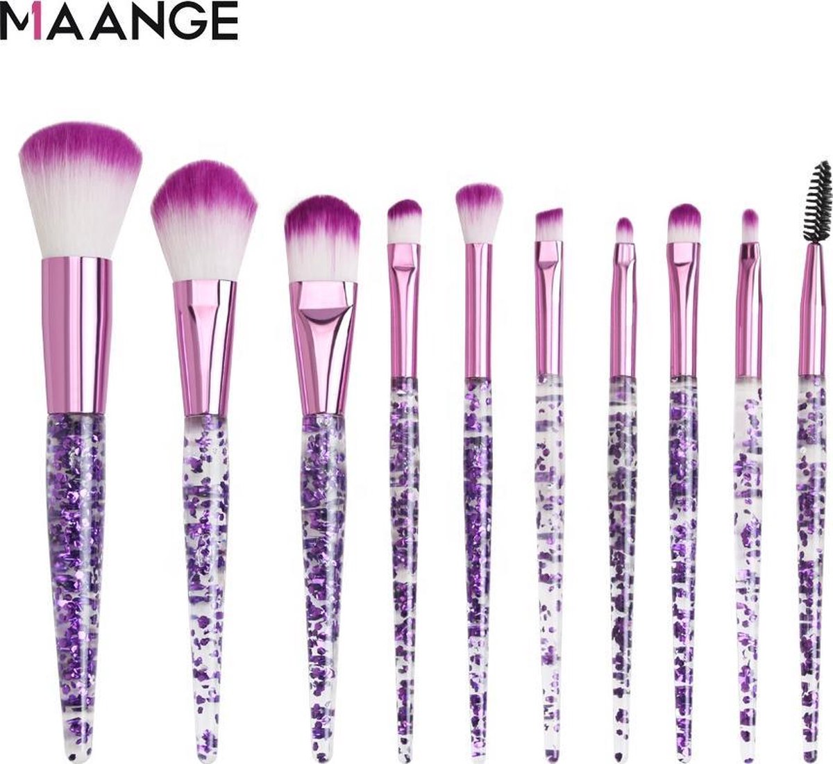 Maange - Luxe Make-up Kwasten set - Exclusief & Professioneel - 7 Stuks - Borstel set - Makeup