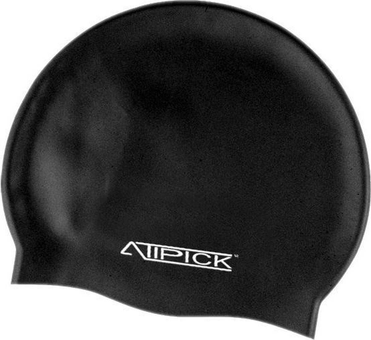 Atipick Wedstrijdbadmuts Siliconen Zwart One-size
