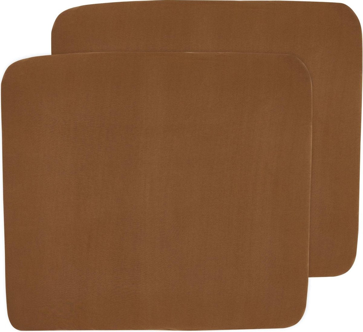 Meyco aankleedkussenhoes 3K 2-pack Basic jersey - camel - 85x75 cm