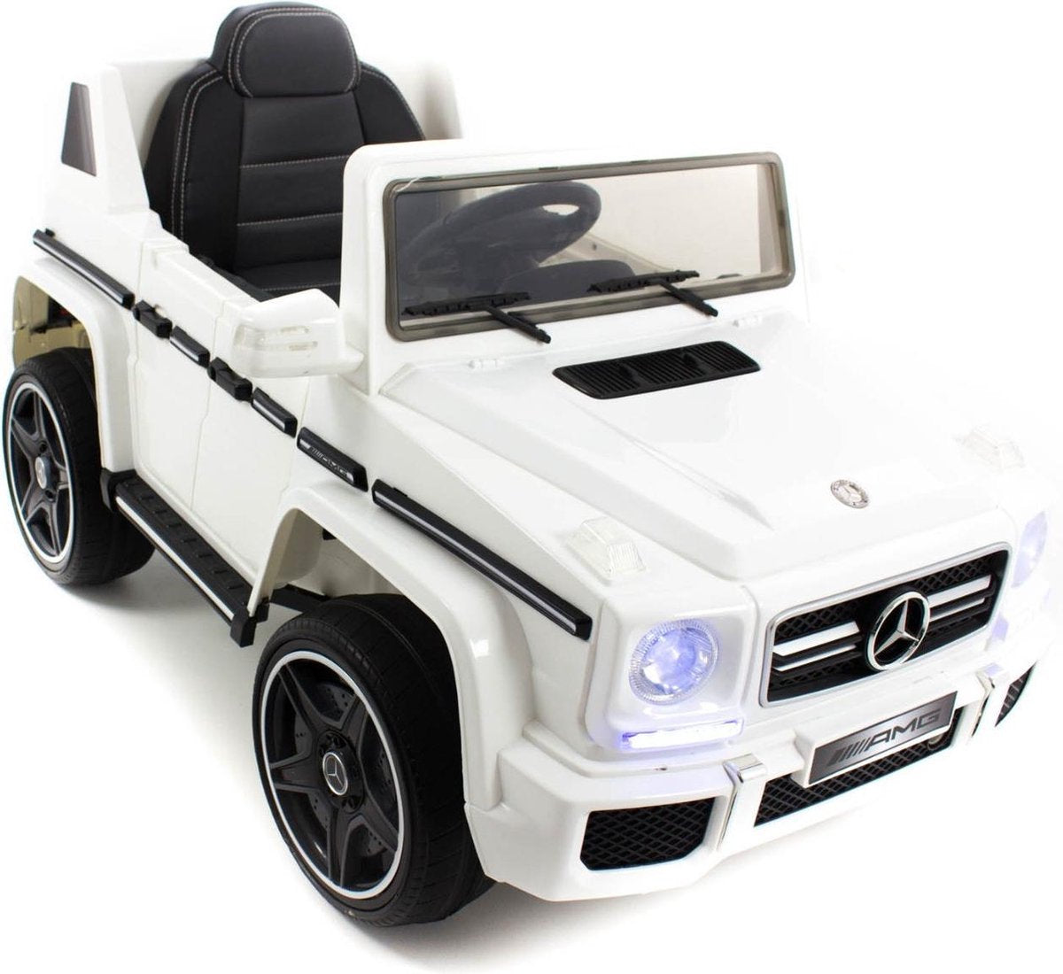 Mercedes kinderauto AMG G63 cabrio wit