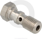 RVS banjobout dubbel 30 mm lang D03