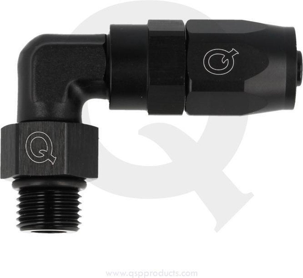 Slang adapter 90° (D06) - O-ring (D08)