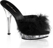 Fabulicious Muiltjes met hak -39 Shoes- LIP-101-8 US 9 Zwart