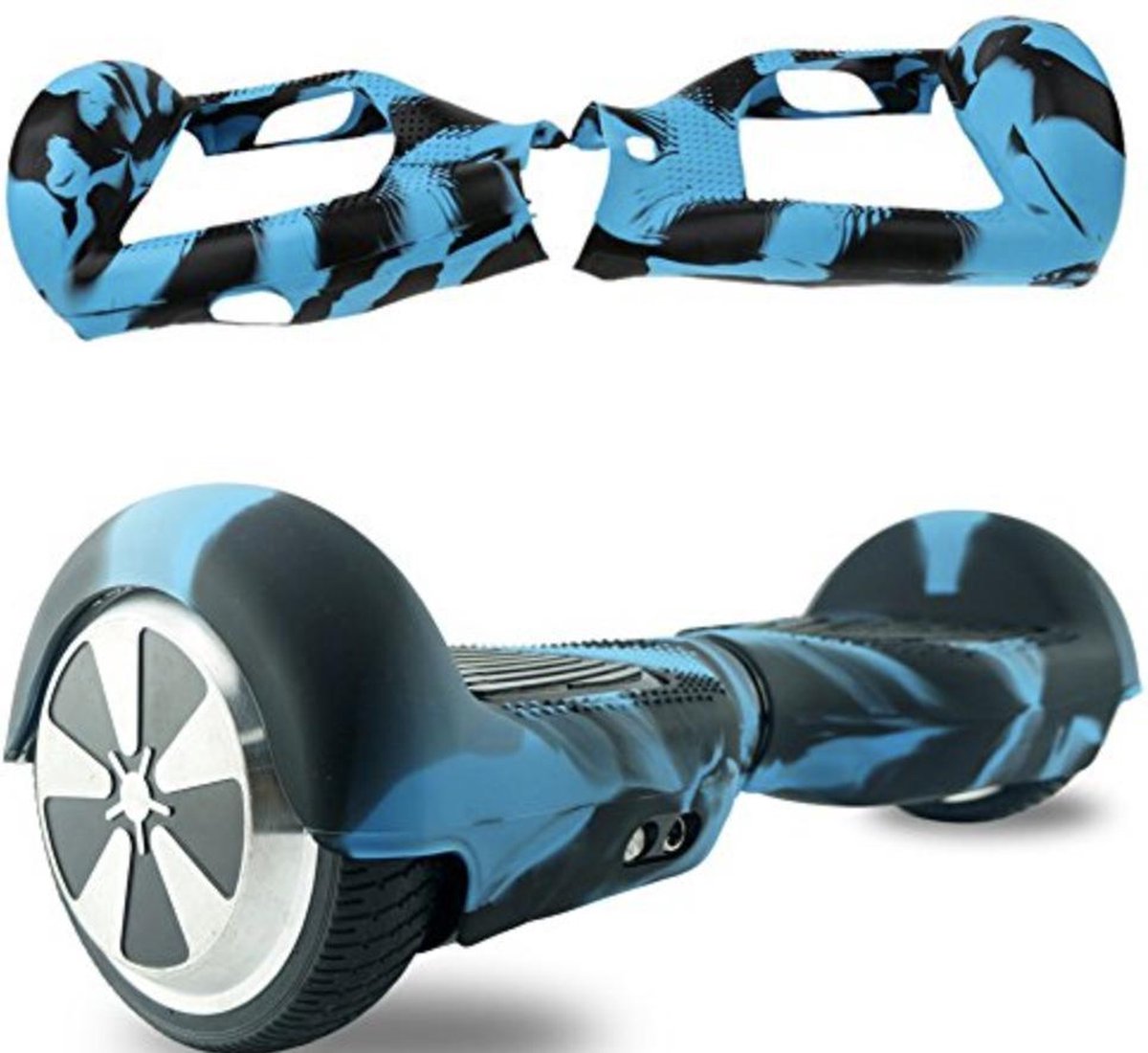 Hoverboard Hoes Blauw - Hoverboard siliconen Beschermhoes - BLAUW