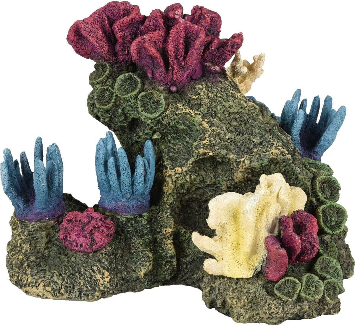 Aquarium decoratie Floralia koraalrots - 20 x 15 x 15 cm