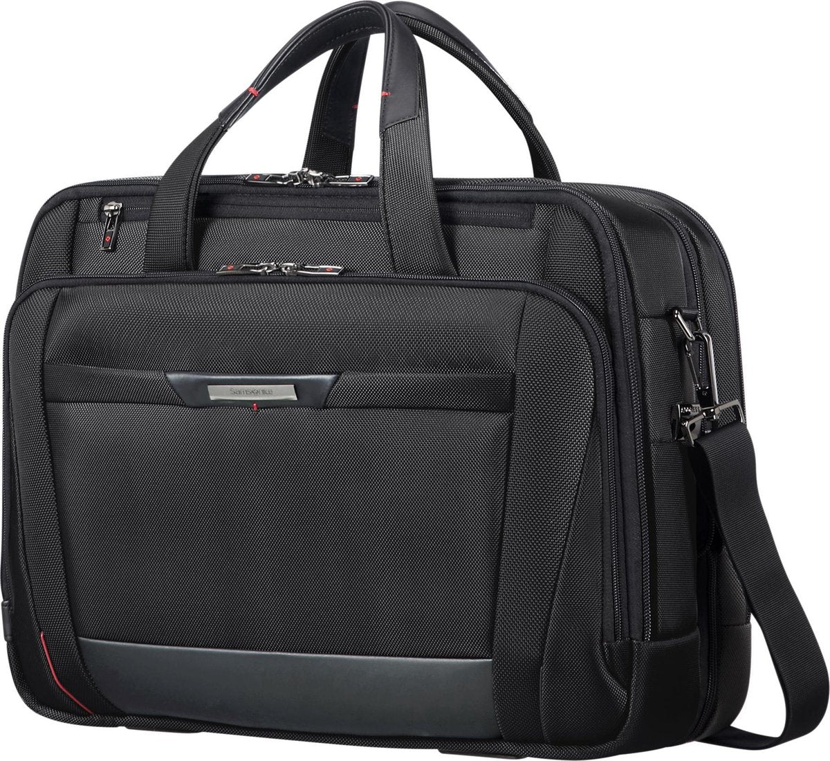 Samsonite Pro-DLX5 - Laptop Schoudertas - 17.3 inch - Zwart