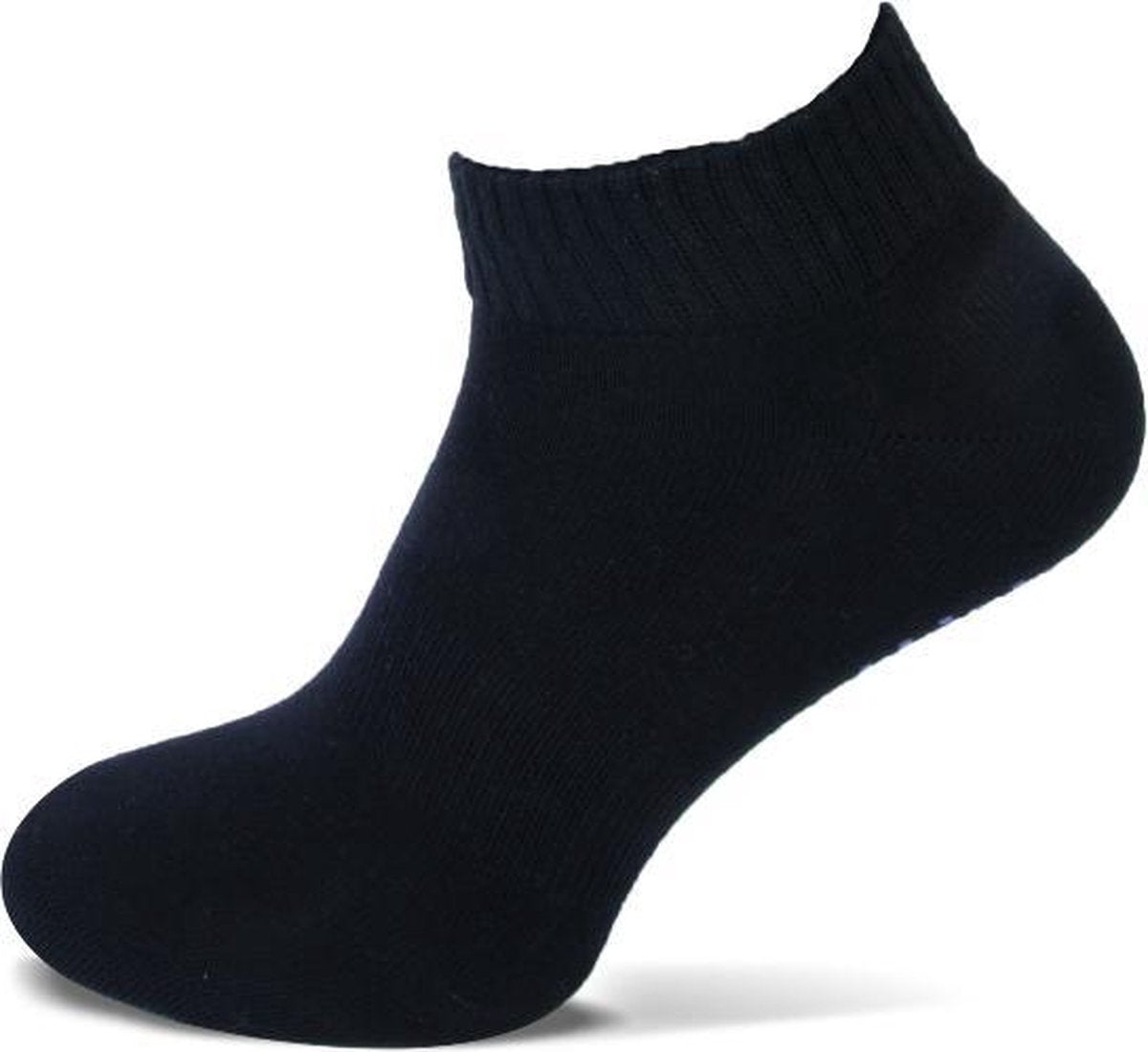 Basset Yoga Sokken Antislip Biologisch Katoen Zwart 35-38