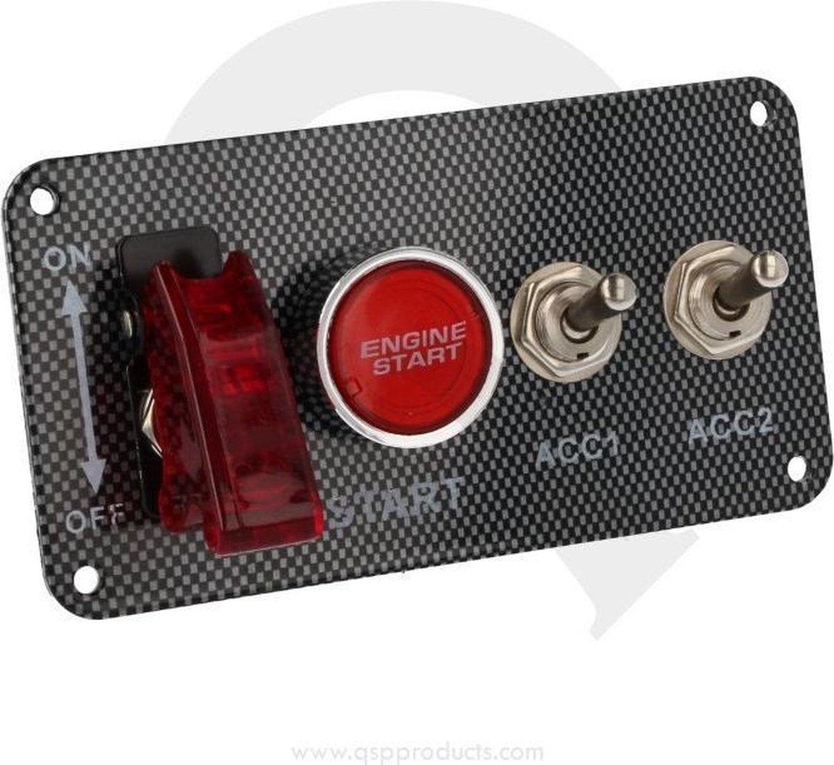Startpaneel carbon