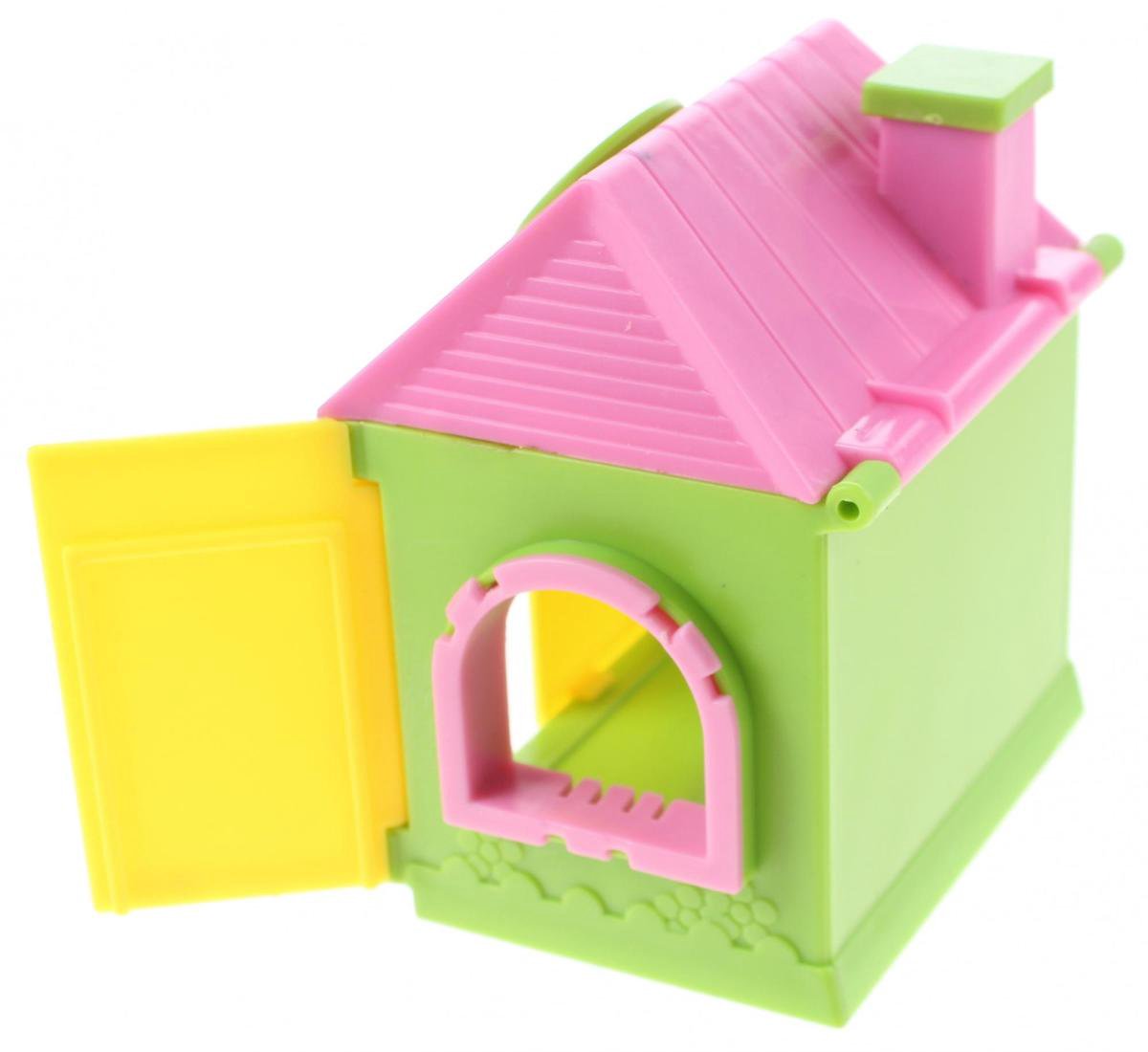 Jonotoys Speelhuisje Minishop 7 Cm Meisjes Groen/geel 5-delig