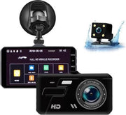 TechU™ Dashcam 4K MO6 Pro Dual Camera – GPS Tracker – Full HD Camera – Super Nachtvisie – Loop Recording – Bewegingssensor – G-sensor – Voor én Achter Autocamera