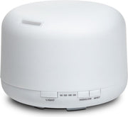 Aroma Diffuser 500ml Led Licht 7 Kleuren Etherische Olie Wit Luchtbevochtiger Vernevelaar Gaia