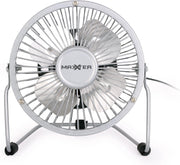 Maxxter USB Ventilator - Bureau Koeler - Ideaal voor op kantoor! (Wit)