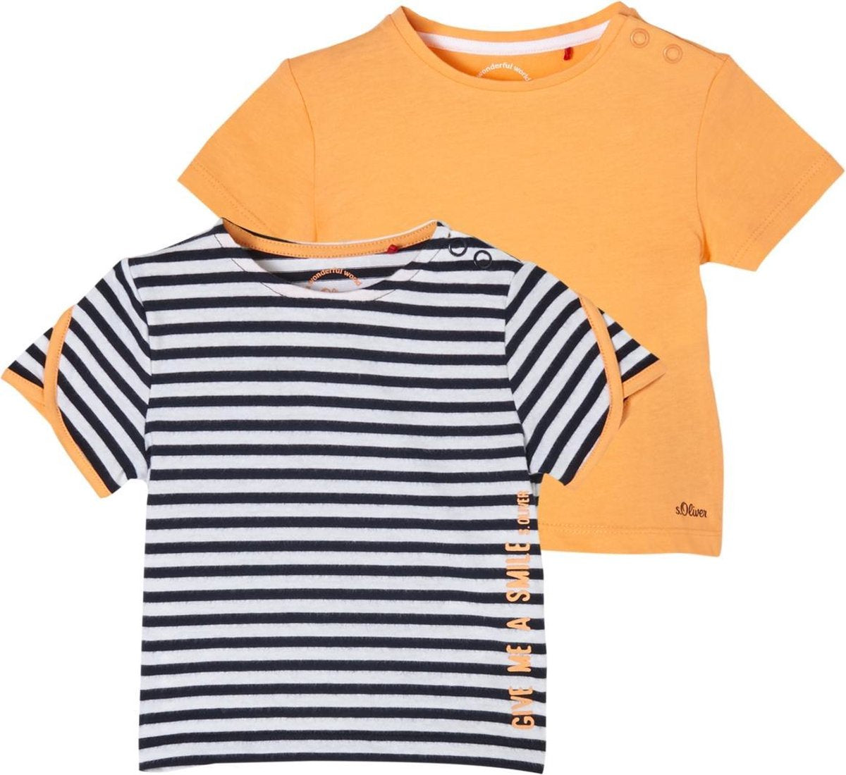 s.Oliver T shirt Baby meisjes - 2 stuks - Maat 68