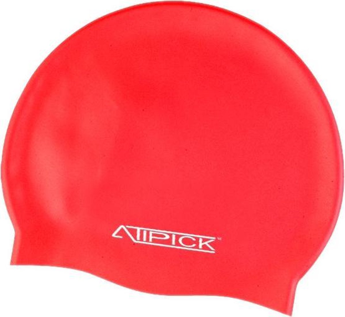 Atipick Wedstrijdbadmuts Siliconen Rood One-size