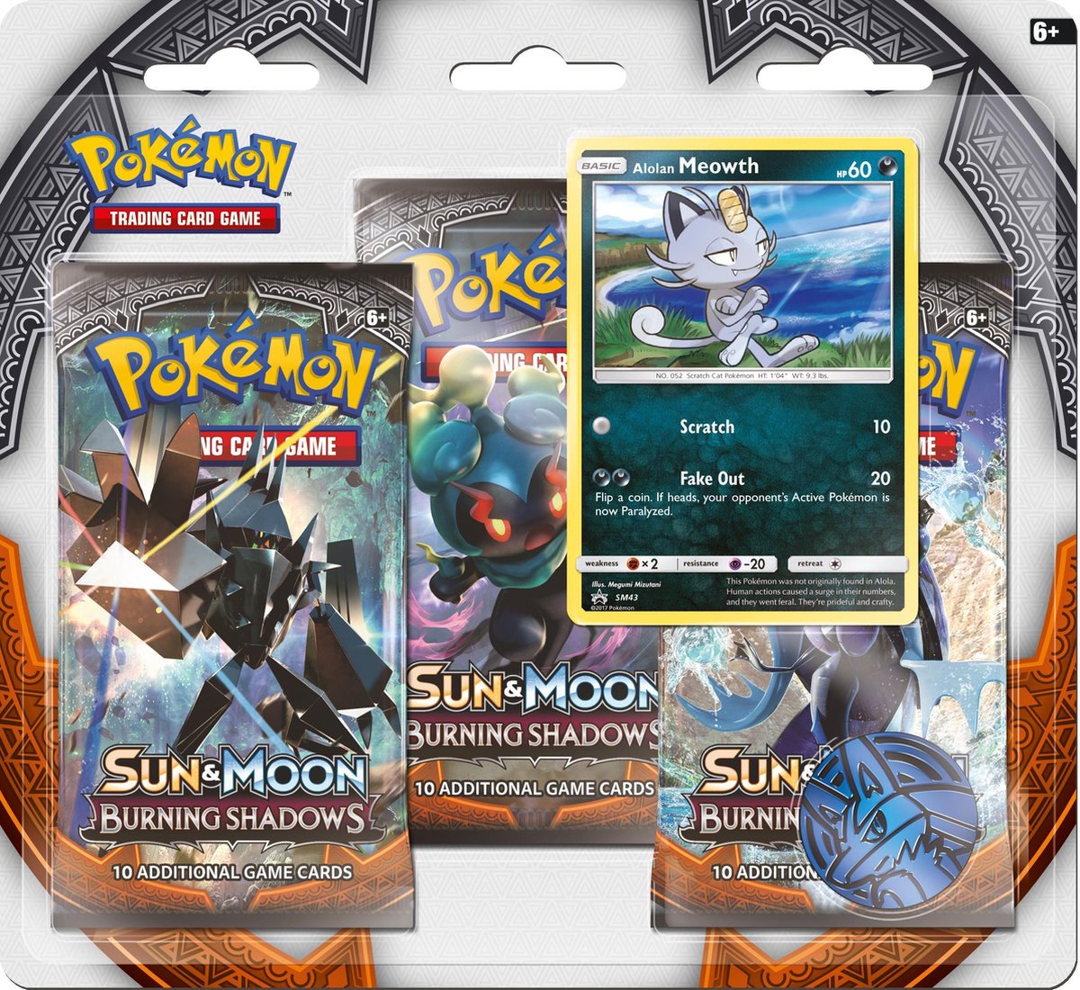 POK TCG Sun & Moon Burning Shadows 3BB C24