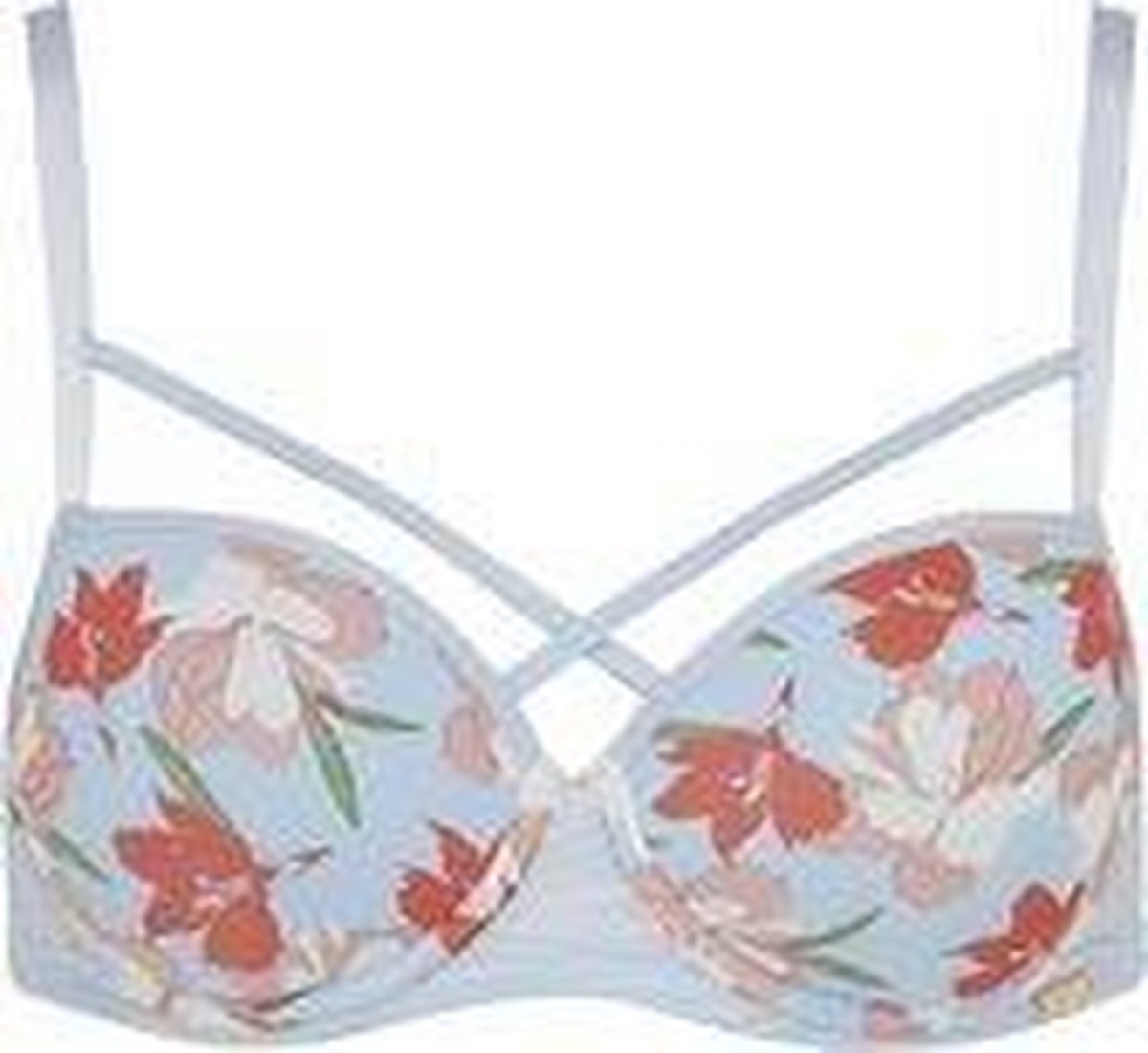 SAPPH - Fabulous Flower BH - maat 85D - Blauw Bloemenprint