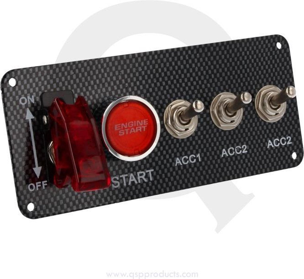 Startpaneel carbon