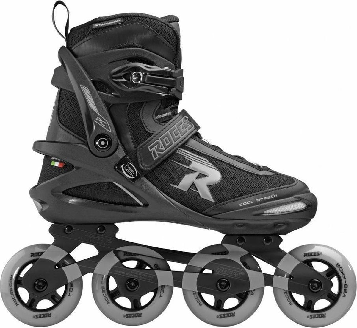 Roces Inline Skates - Pic Tif 80 - Heren - Zwart-Grijs - Maat 48