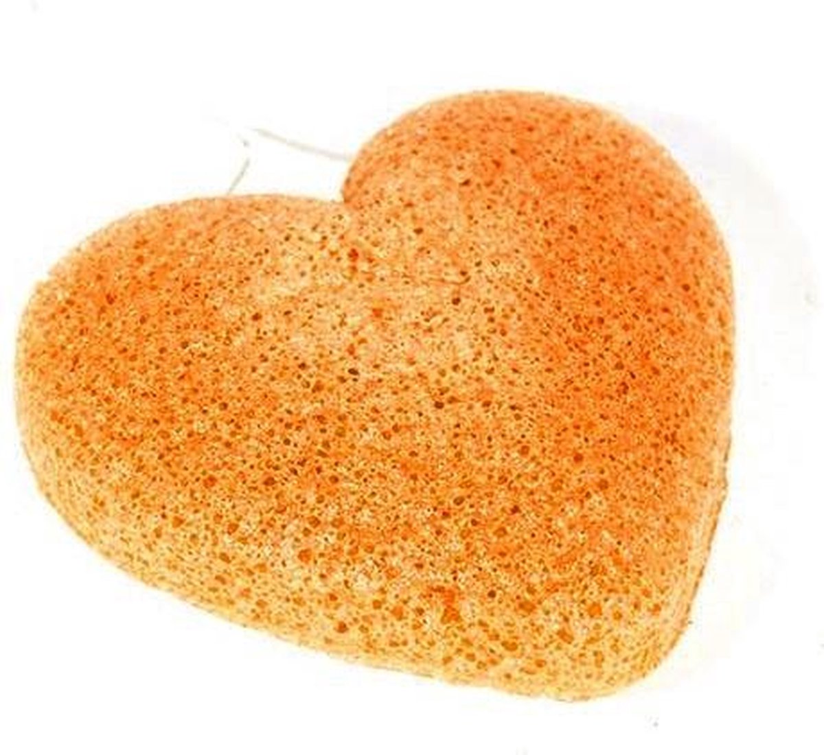 Konjac Spons Hart Oranje