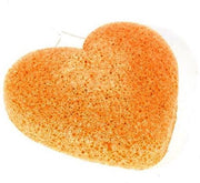 Konjac Spons Hart Oranje