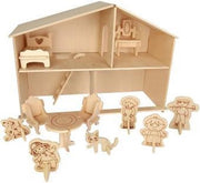 Bouwpakket Poppenhuis-mini- 1:48