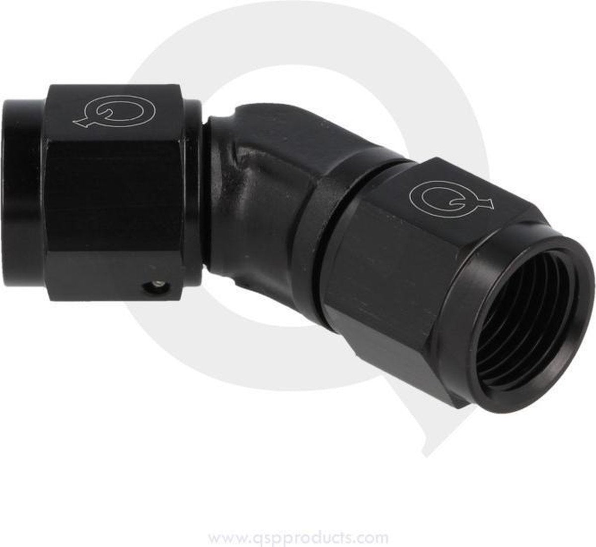Adapter draaibaar female 45° D06