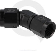 Adapter draaibaar female 45° D06