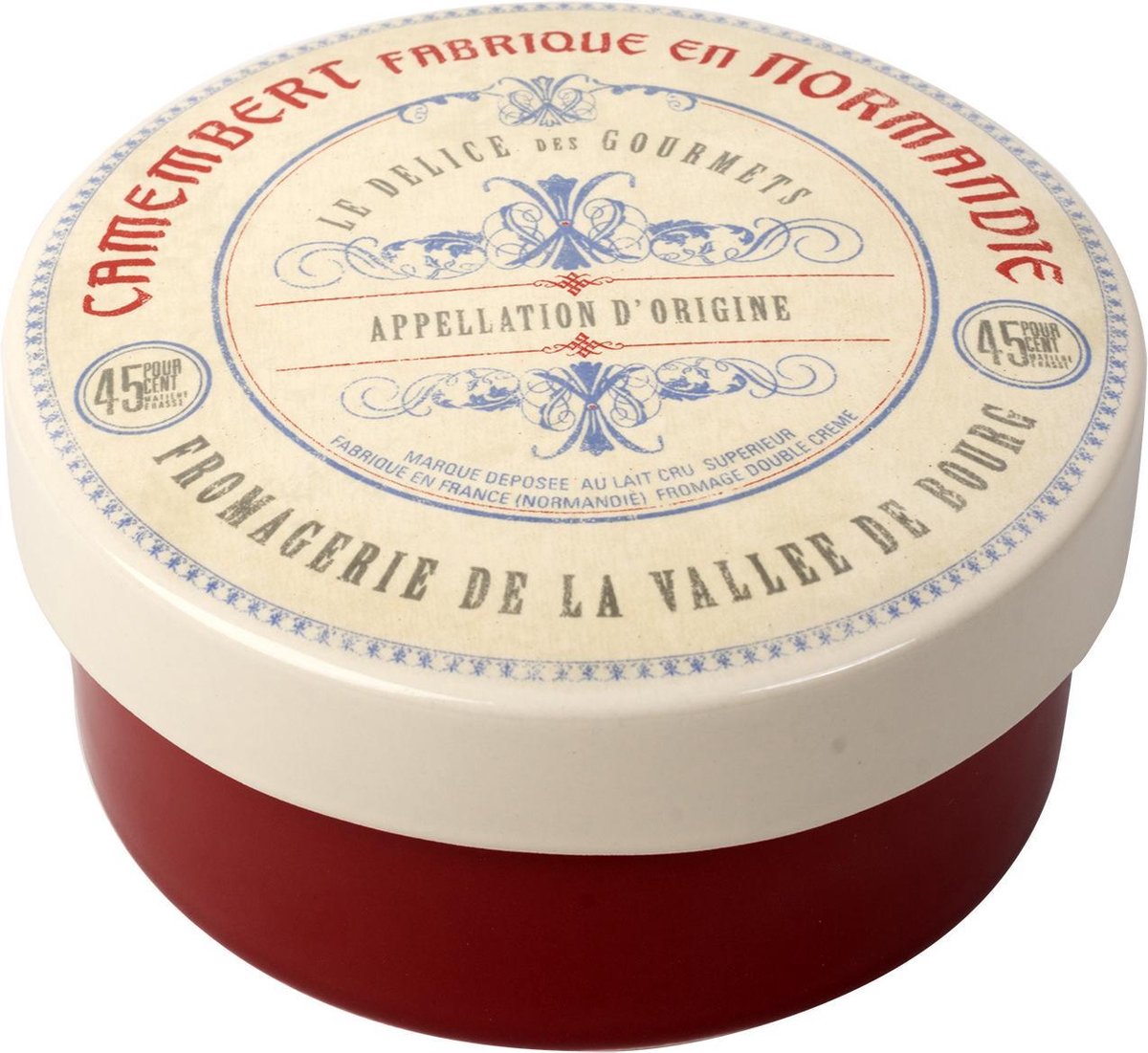 Artesà Kaasbakvorm Cheese Baker 12 Cm Keramiek Rood/beige