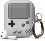 Game Console Case Cover Voor Airpods - Siliconen Grijs | Watchbands-shop.nl