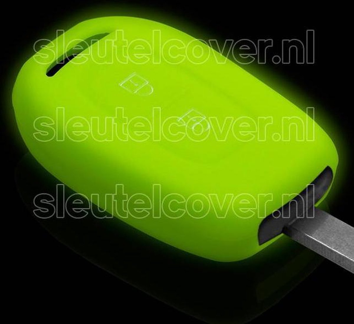 Dacia SleutelCover - Glow in the dark / Silicone sleutelhoesje / beschermhoesje autosleutel