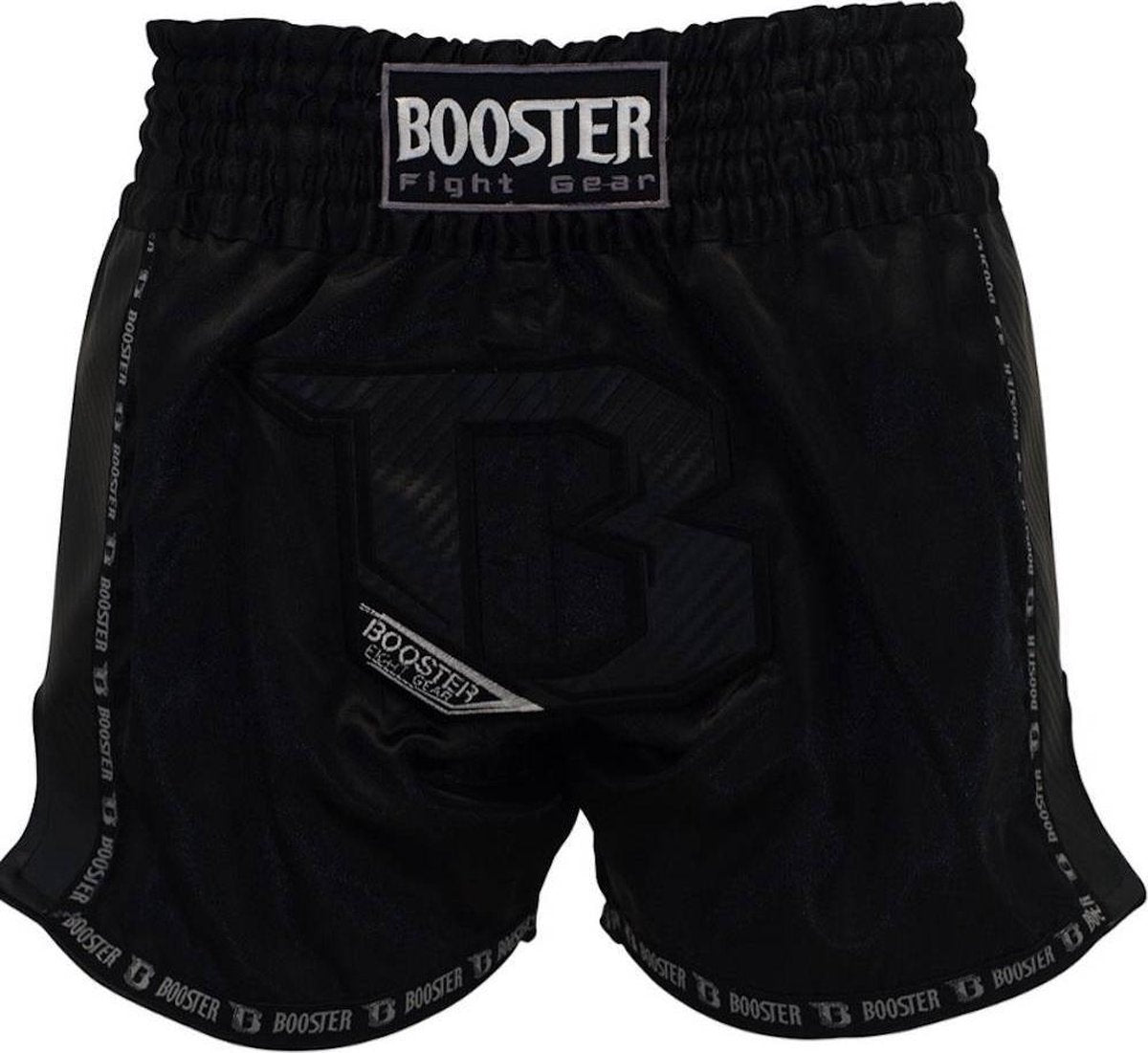 Booster Thaiboks Shorts TBT PRO 4.41 Carbon Maat Kickboxing Shorts Booster: M = maat 30/31 | 60-70kg