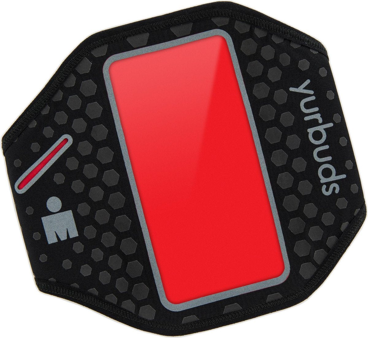 Yurbuds iPhone 5s / 5 Ergosport Armband - Zwart / Rood