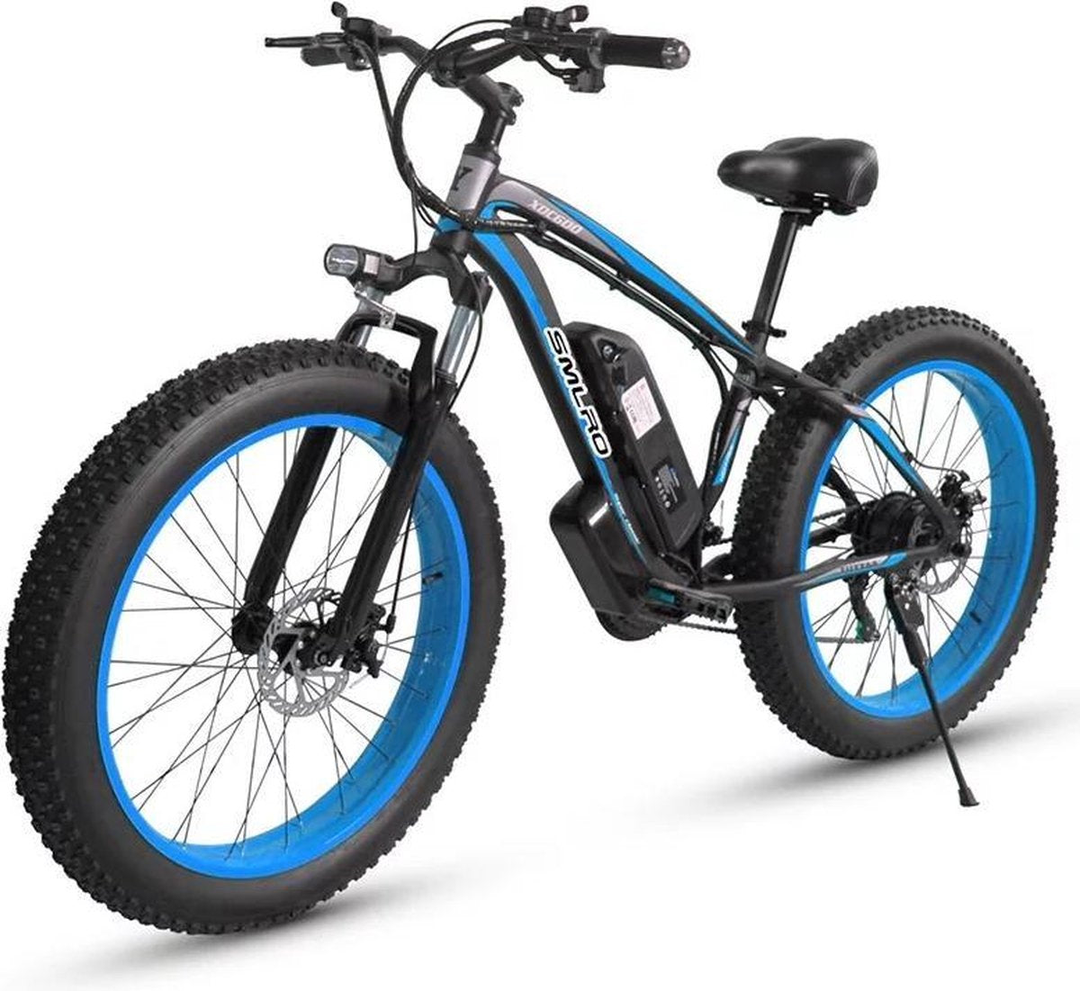 SMLRO XD100 -Elektrische Fiets - Elektrische Fatbike - 1000W 26 "x 4.0 Fat tire Motor 48V 17.5Ah Samsung Batterij - Elektrische Mountainbike - Lithiumbatterij 7 snelheden