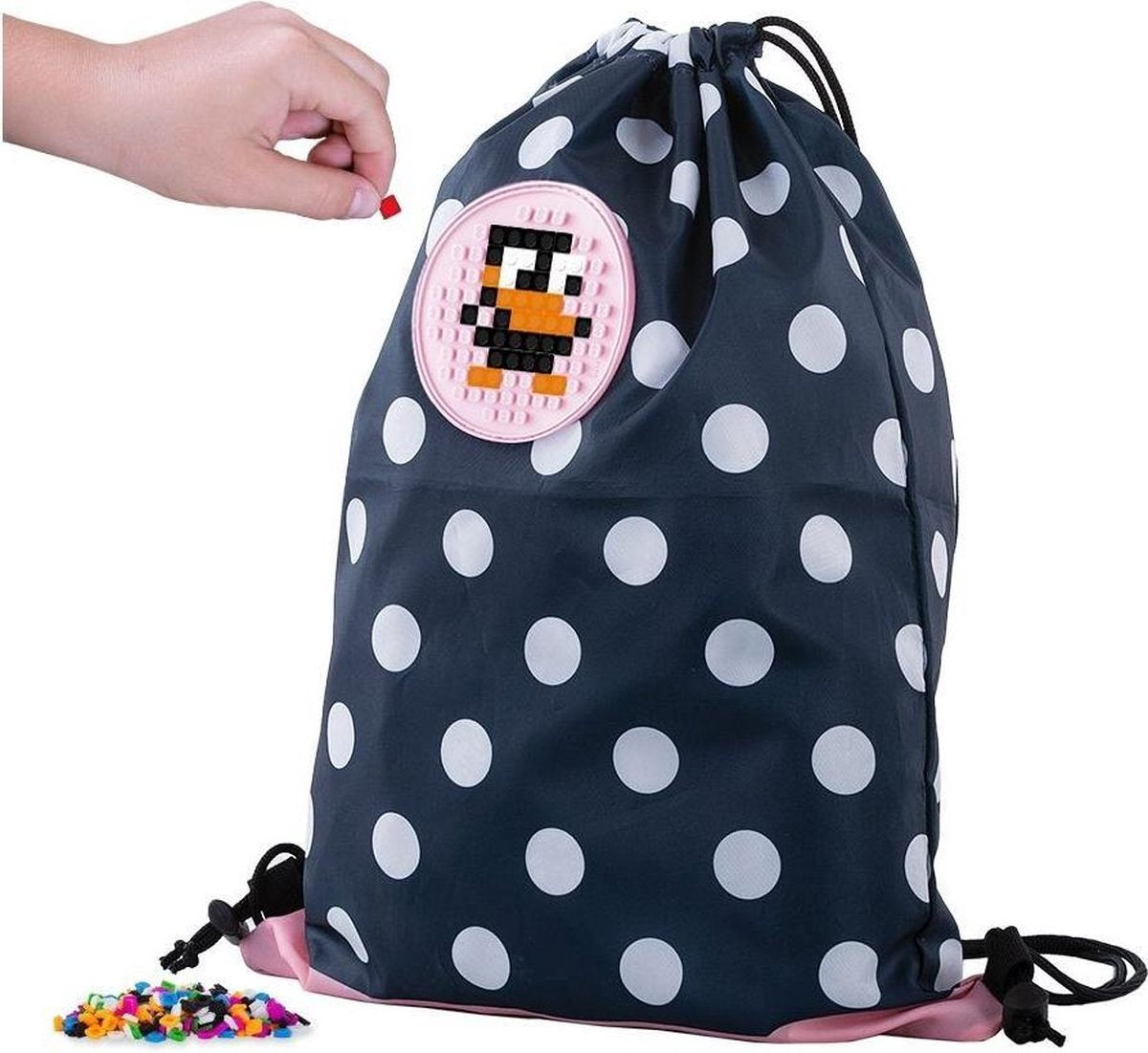 Pixie Crew Gymtas - Pixie Drawstring bag  Circle pop - Zwemtas mét Pixies