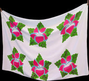 Beach Sarong Fuchsia-Roze Tropische Bloemen