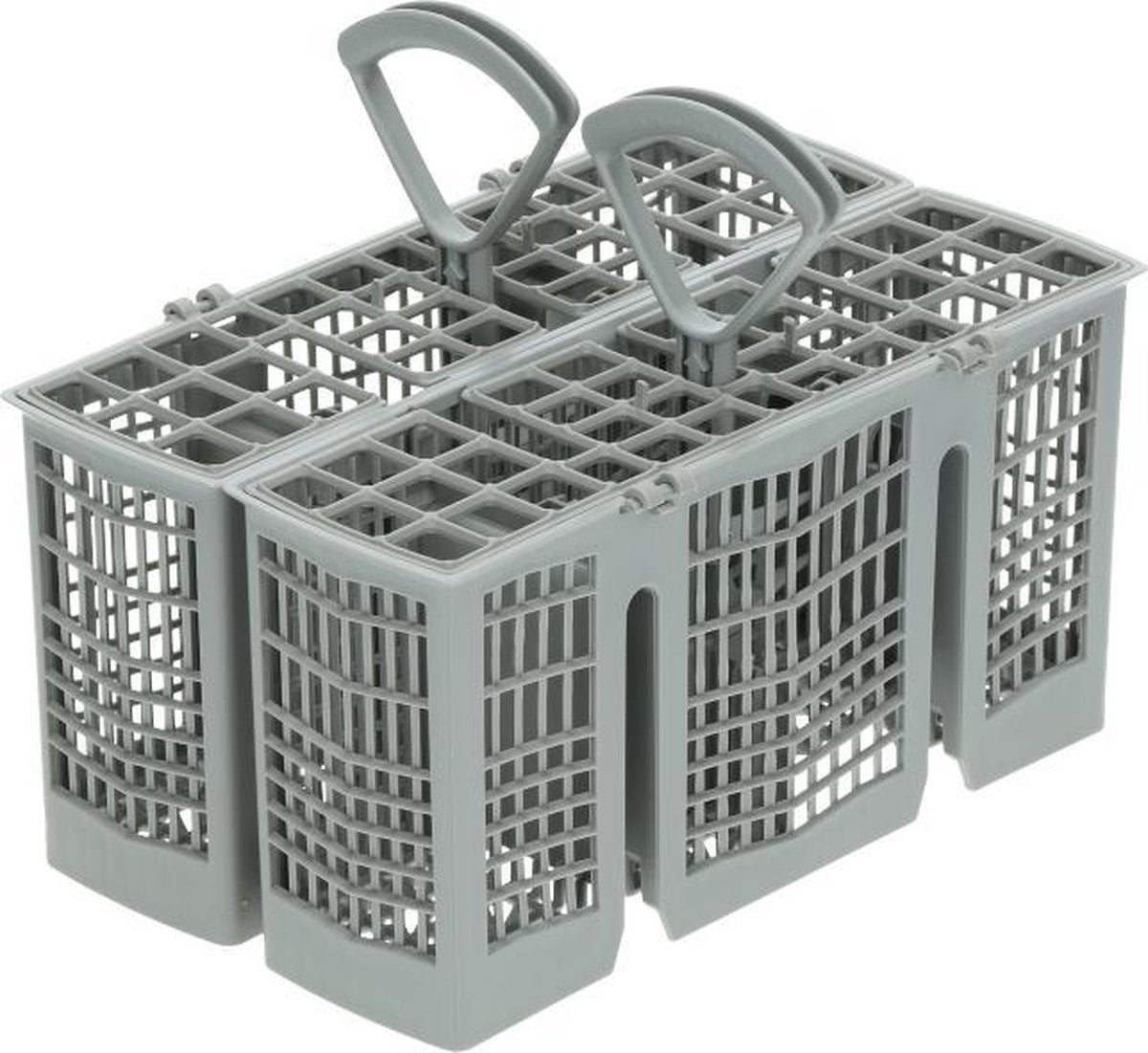 Bosch Siemens Atag Balay Neff bestekmand bestekbak bestekmandje 6 vakken 2 handvatten 230 x 148 x 210 mm bestekkorf vaatwasmachine vaatwasser