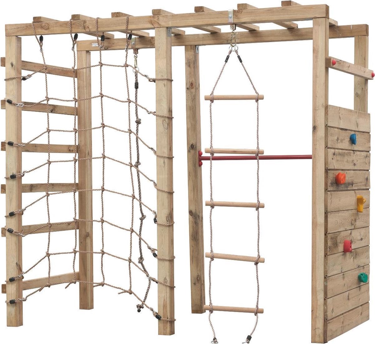Intergard Houten speeltoestel klimtoren King Kong 240x120x220cm