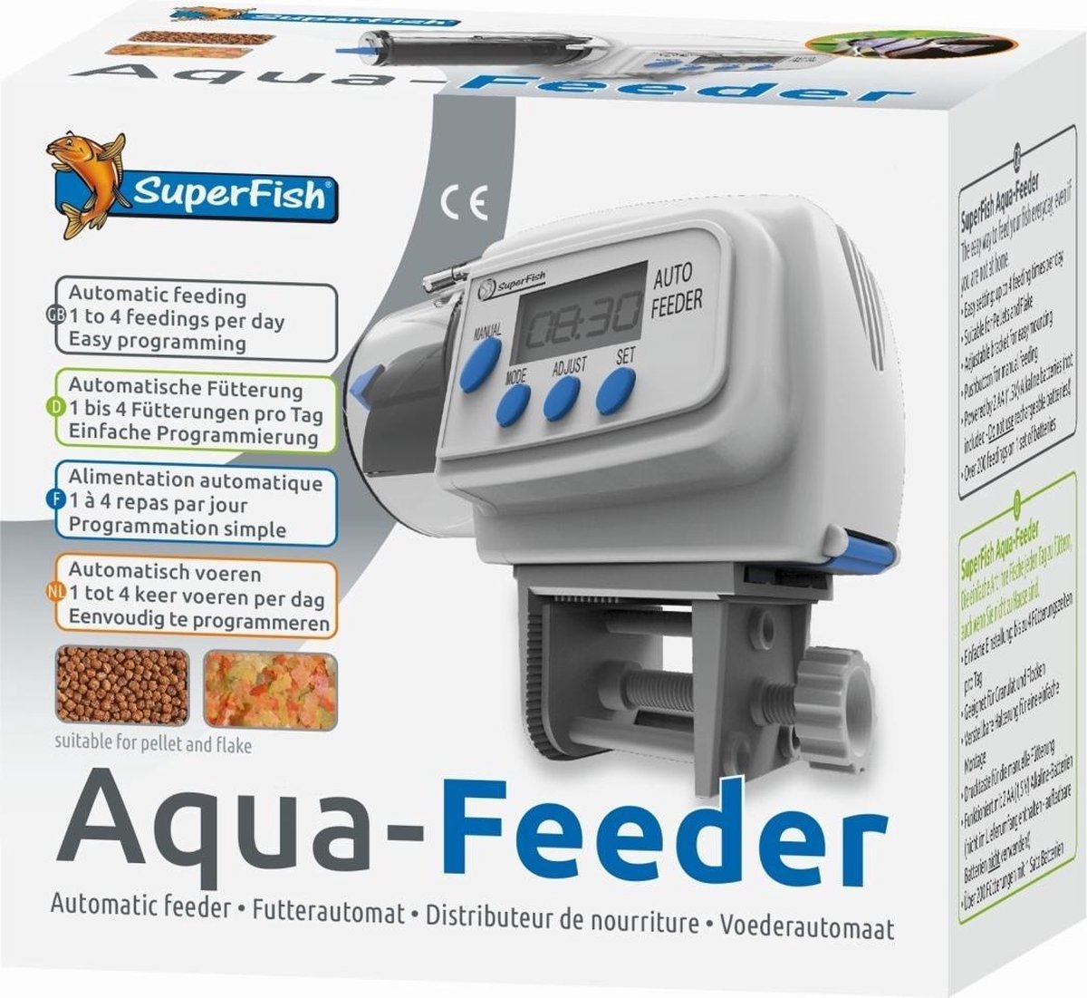 SuperFish Aqua Feeder Wit voederautomaat