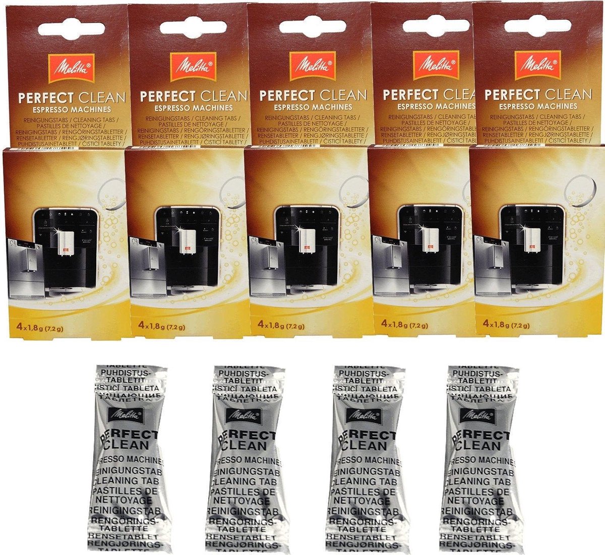 5X Melitta Perfect clean