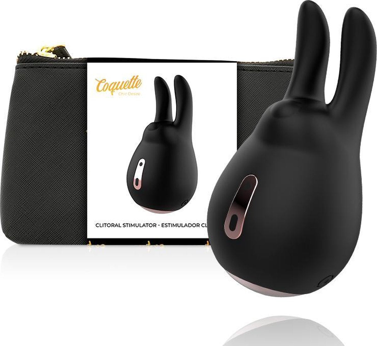 Chic Desire | Clitoris Stimulator | Zwart/Goud | COQUETTE