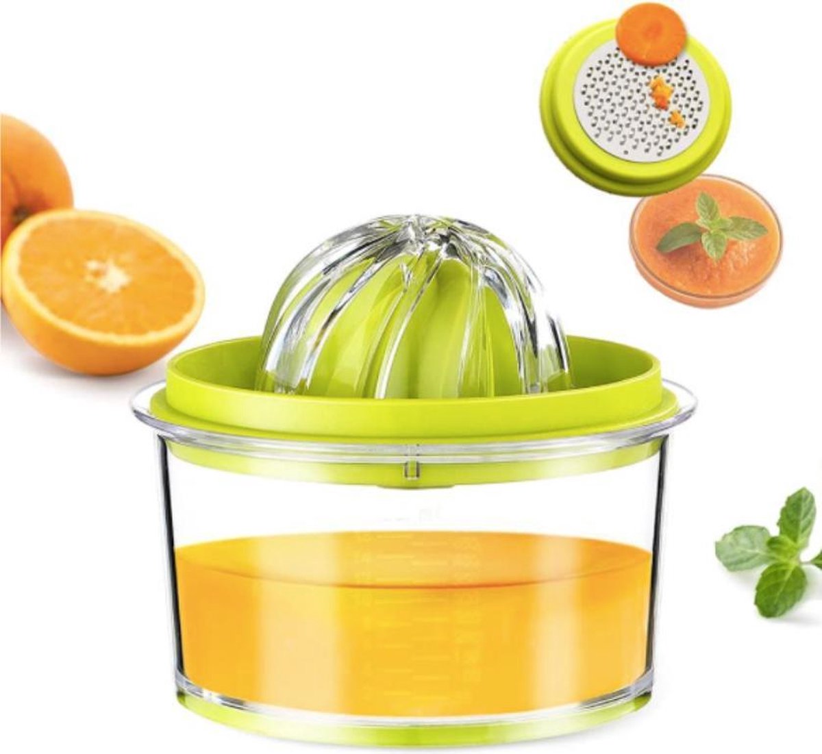 4 in 1 juicer – Hand juicer – Citruspers – Juicers – Eierscheider – Groentesnijder - Sinaasappelpers – Citroenpers – Limoenpers – Citruspersen – Fruitpers - Hand juicer – Handpers – Fruit pers handmatige – Chopper