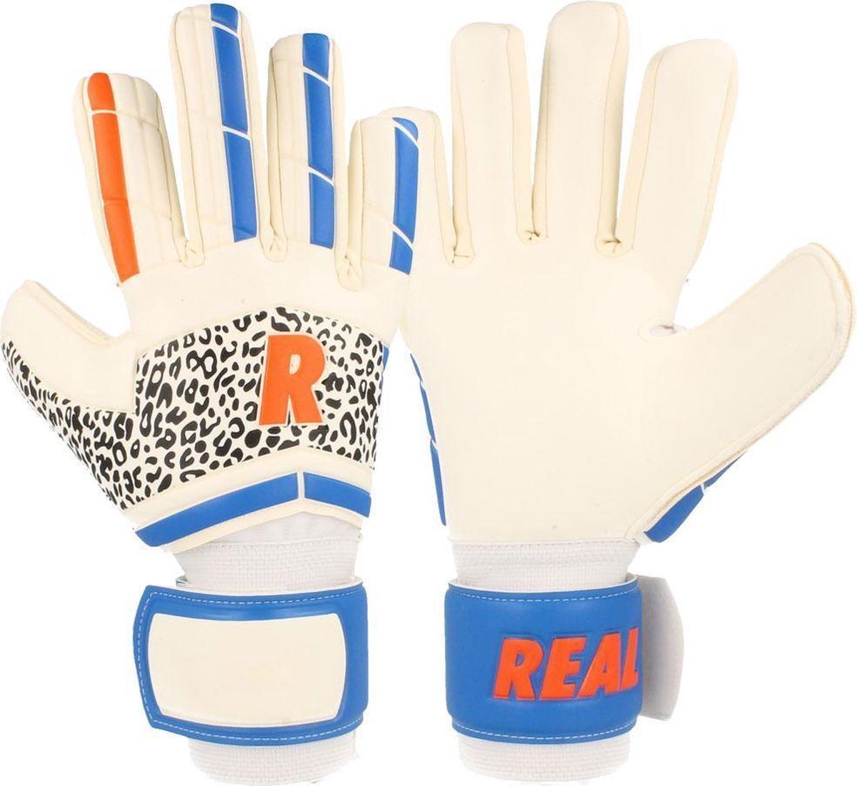 Real Europe Keepershandschoenen Heren - Wit / Rood / Blauw / Zwart | Maat: 11